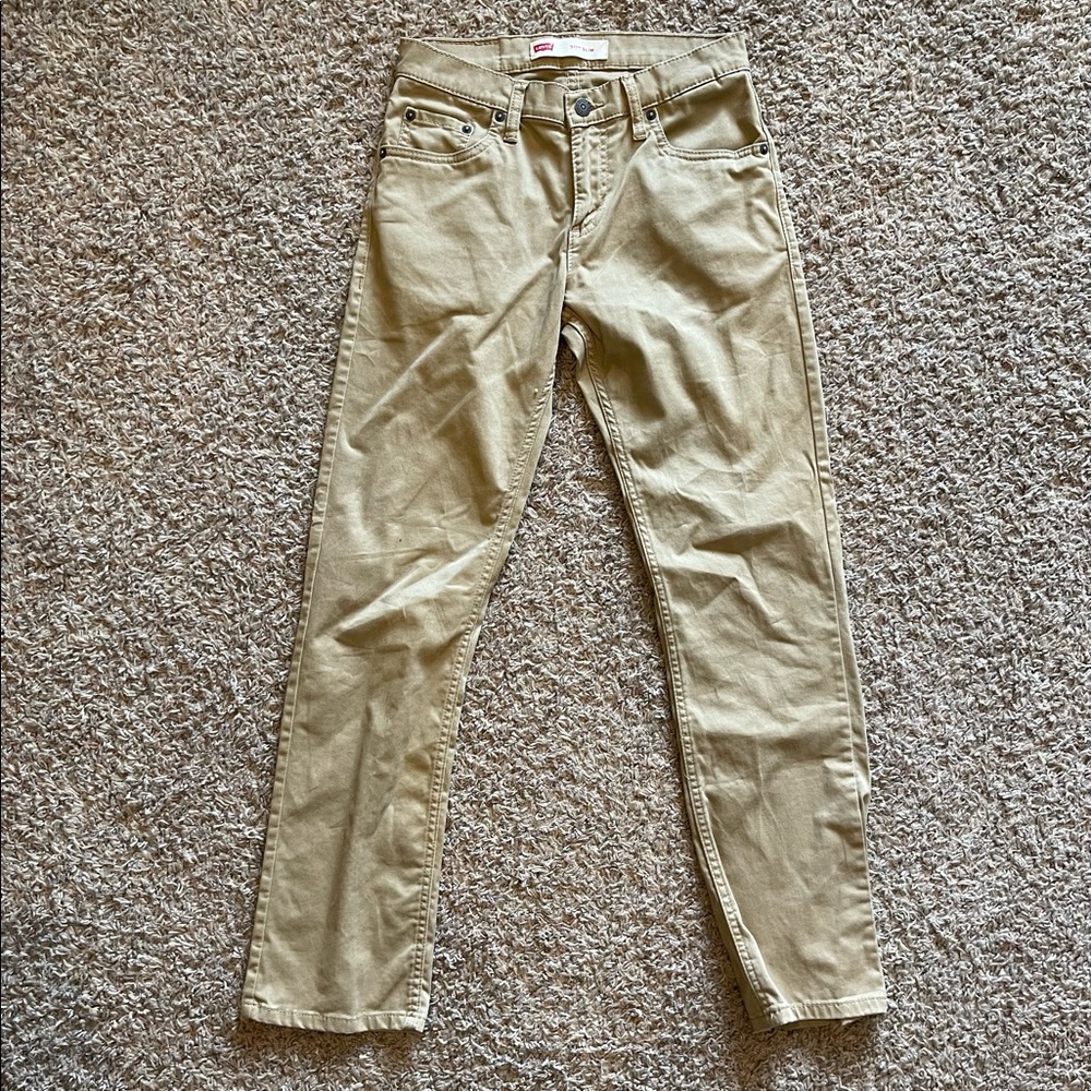 Boys Levi 511 Slim Khakis, Youth 14 (27x27)